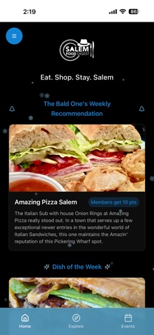 Salem Food Digest iPhone screenshot