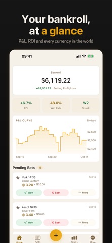 BetLog — Bet Tracker & Stats Screenshot 2 of 7