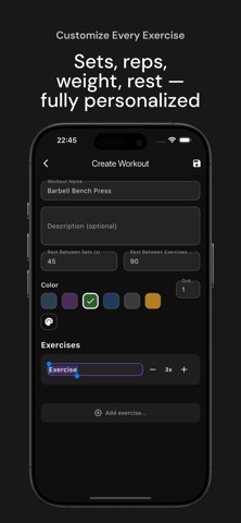 Workout Log – Gym Tracker Screenshot 4 of 6