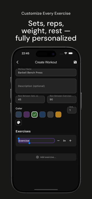 Workout Log – Gym Tracker Screenshot 4 of 6