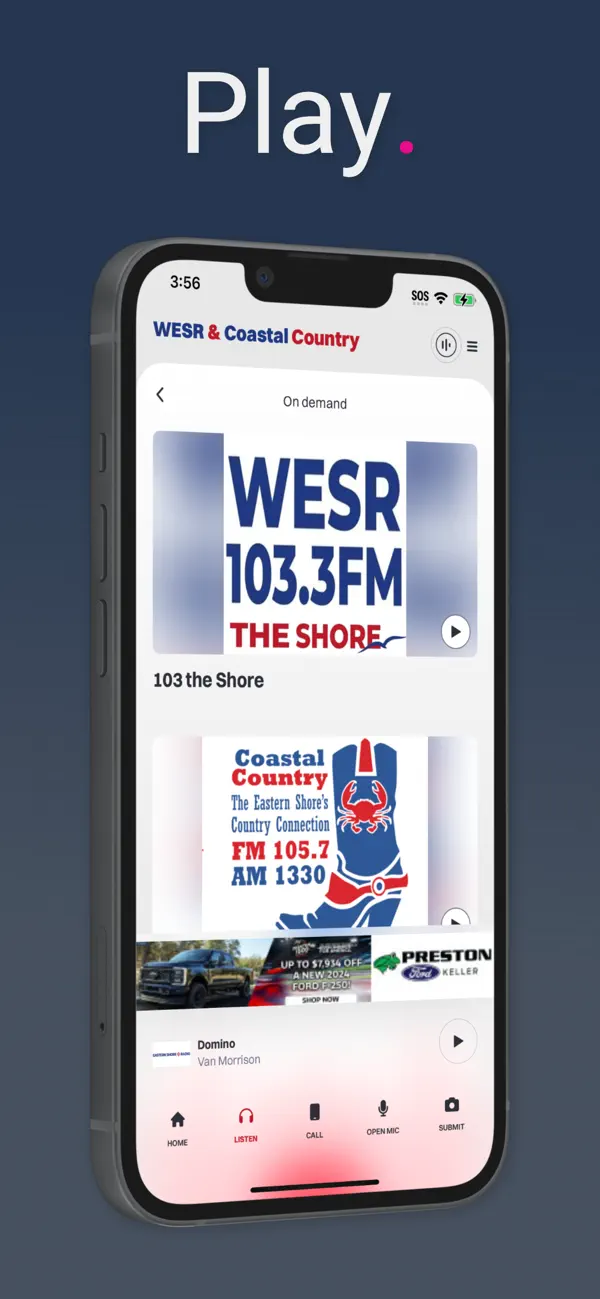 Screenshot #2 pour Eastern Shore Radio App