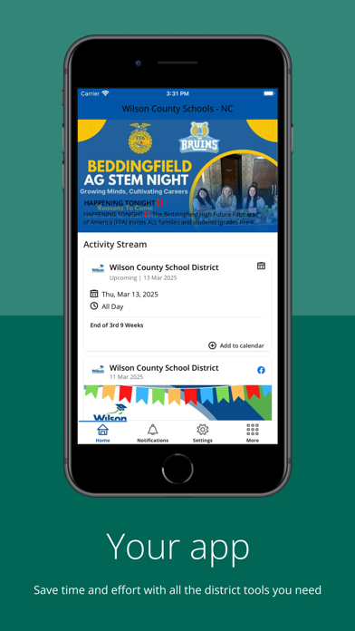 Wilson County Schools - NC Screenshot
