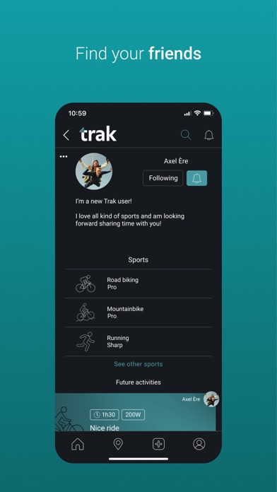 Trak - together for sport Screenshot