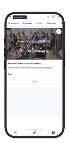 Female Leaders Club App iPhone screenshot