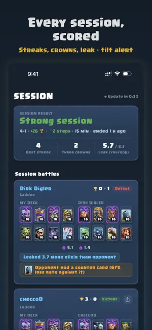 Royale Buddy: Decks & Stats screenshot 3