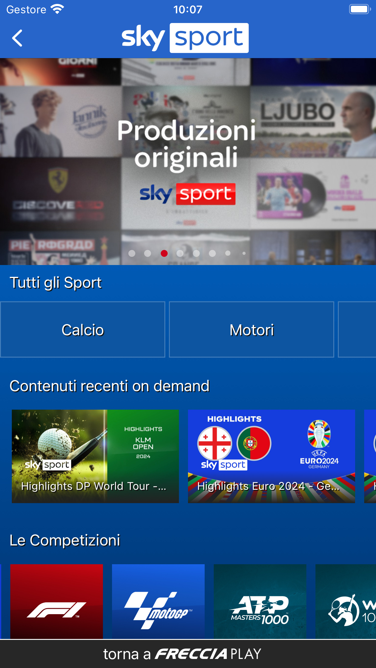 FRECCIAPlay