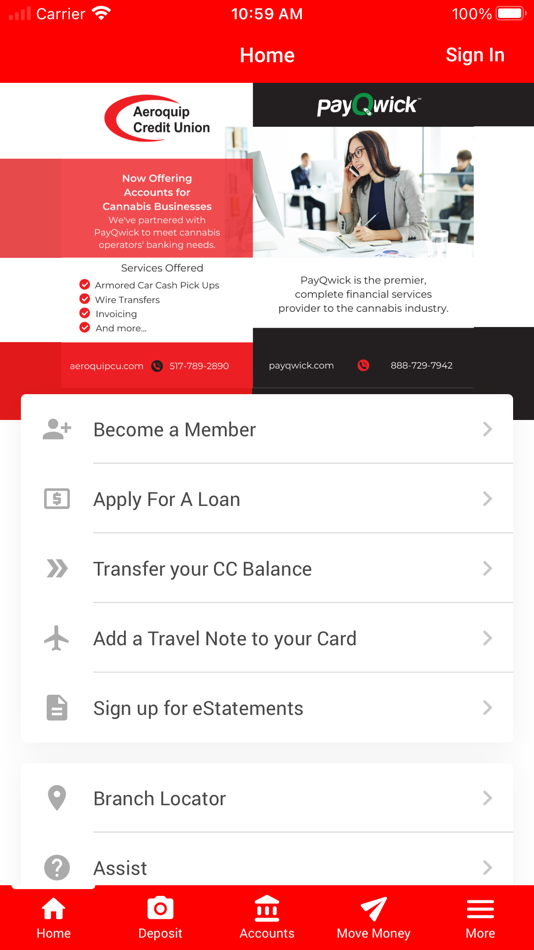 Aeroquip Credit Union Mobile - 6.0.11 - (iOS)