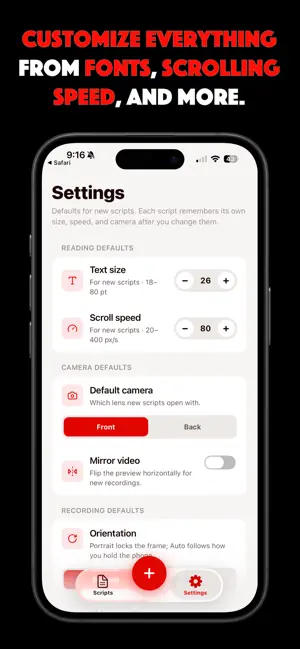 ScriptRecord: Teleprompter App screenshot 4