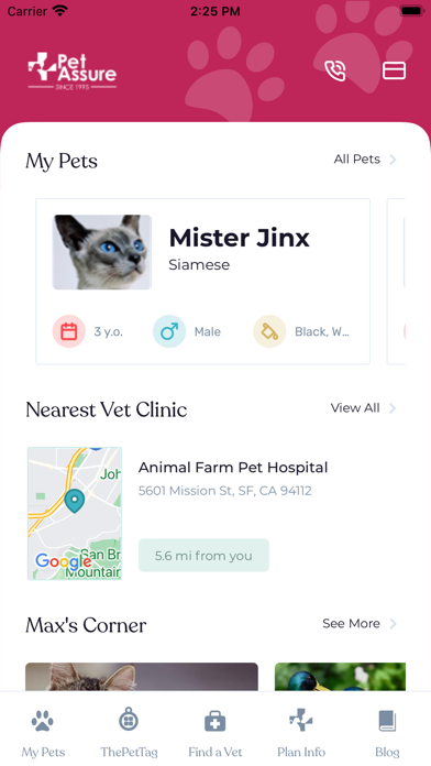 Pet Assure Screenshot