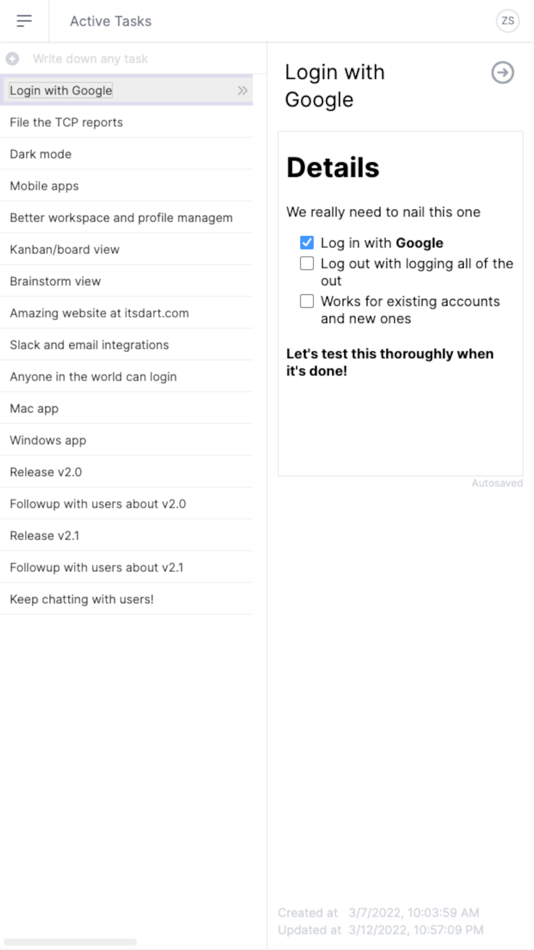 #6. Dart Project Management (iOS) 由: Keeple Inc.