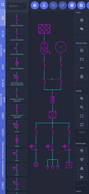 Electrical Schematics: Canvas screenshot 1