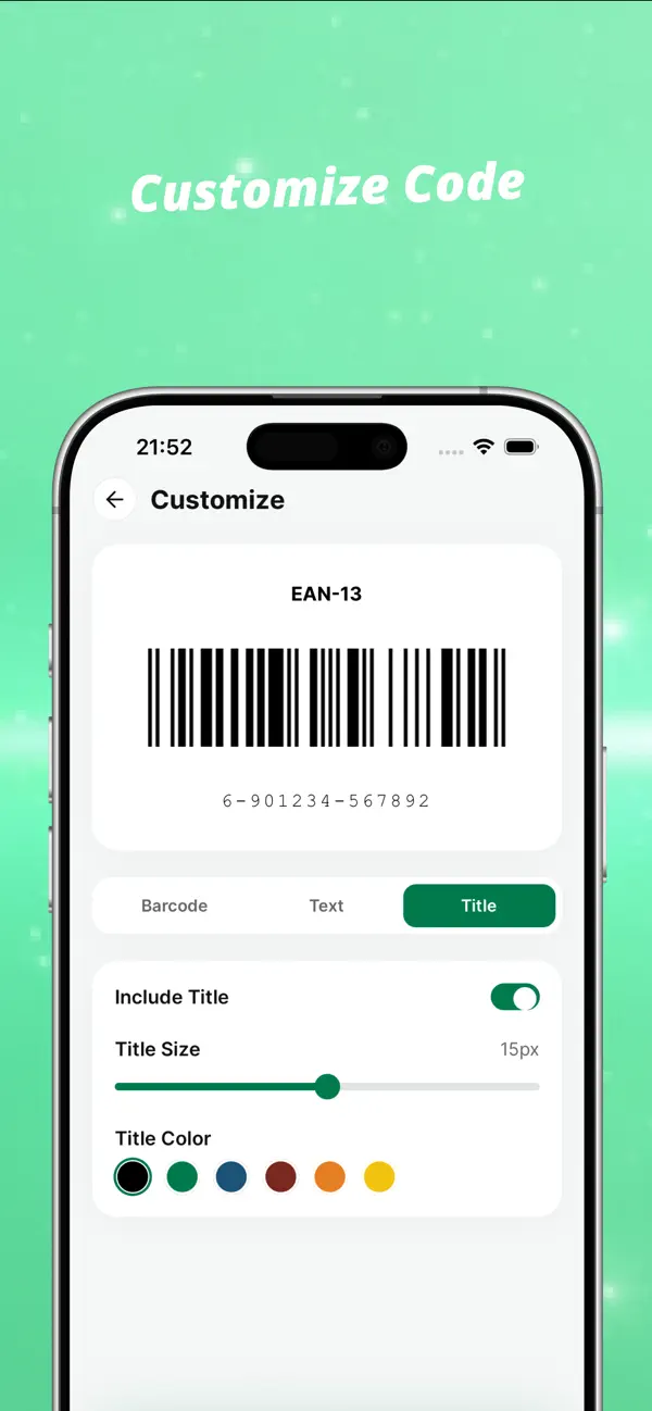 #2. Barcode Generator & Reader (iOS) От: 迪飞 施