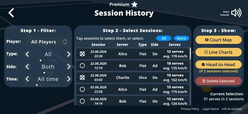Tennis Serve Speed Tracker screenshot 8 of 10