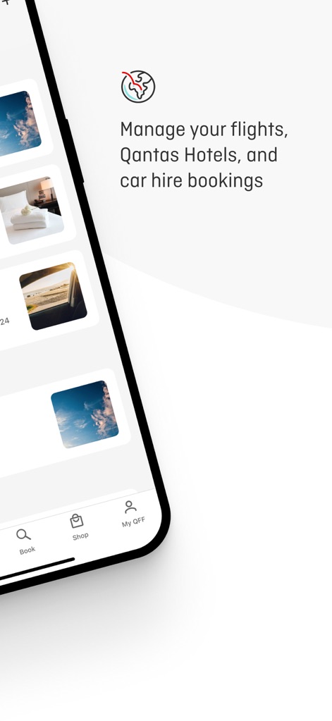 Qantas Airways - The app offers a centralized platform to manage diverse travel components, from flight reservations to Qantas Hotels bookings.