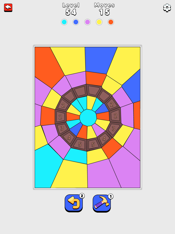 Color Cell Puzzle iPad screenshot