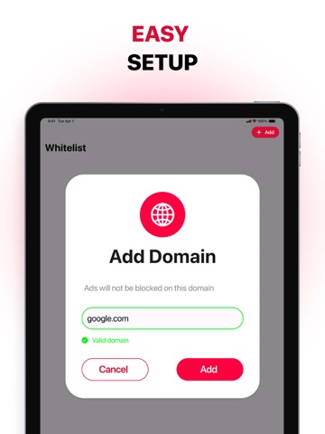 AdClearerZone Pro iPad screenshot