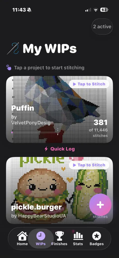 StitchStreak screenshot 2