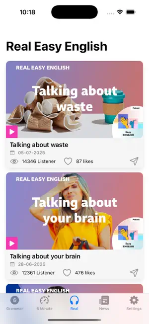 Grammar English Podcast screenshot 2