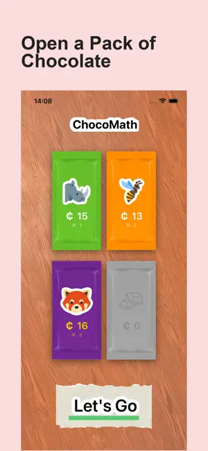 ChocoMath - Mental Math Facts screenshot 1