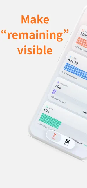 LifeGauge: Days & Habits screenshot 1