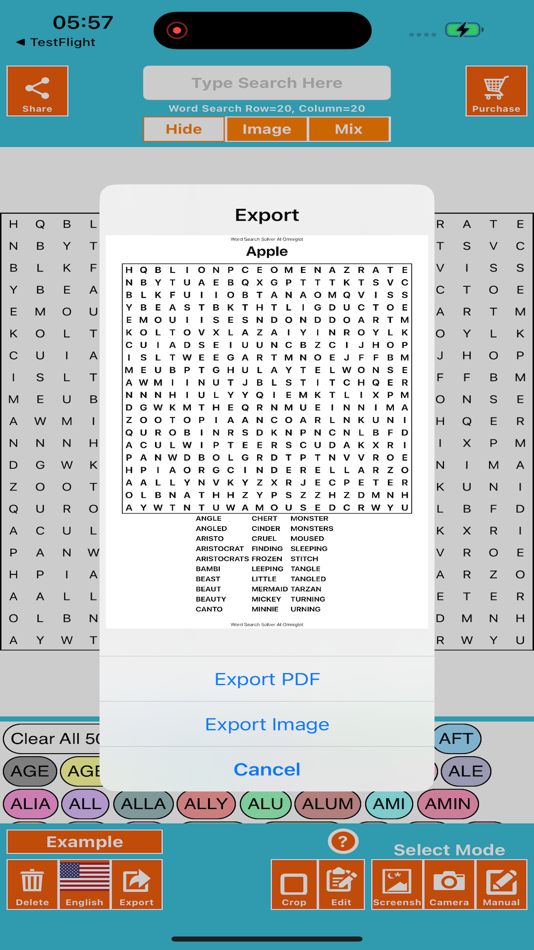 #7. Word Search Solver AI Omniglot (iOS) 由: Mohit Singi