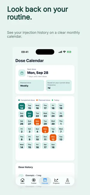 GLP-1 Dose & Weight – Ozempre screenshot 3