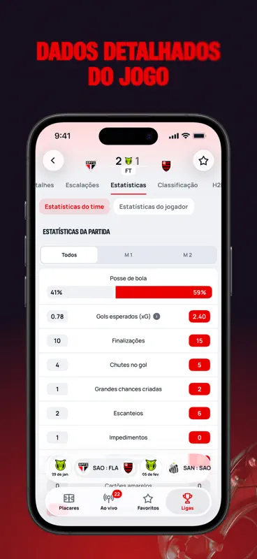Superscore - Placar de futebol screenshot 4 of 6