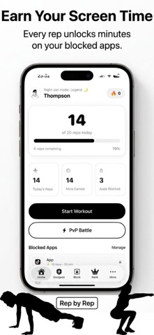 Push Up Time : PushBlock App Screenshot 2 of 6