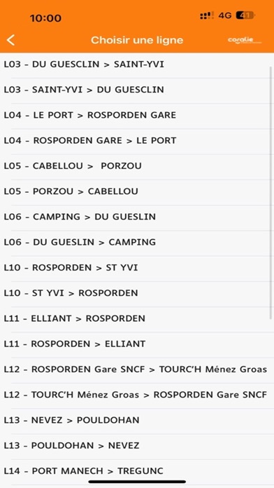 Coralie Transport à la Demande Screenshot