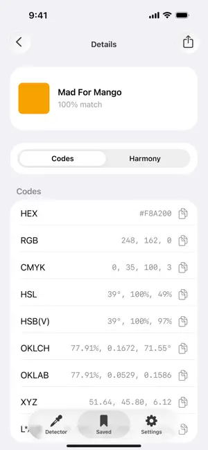 Color Identifier. Camera screenshot 4