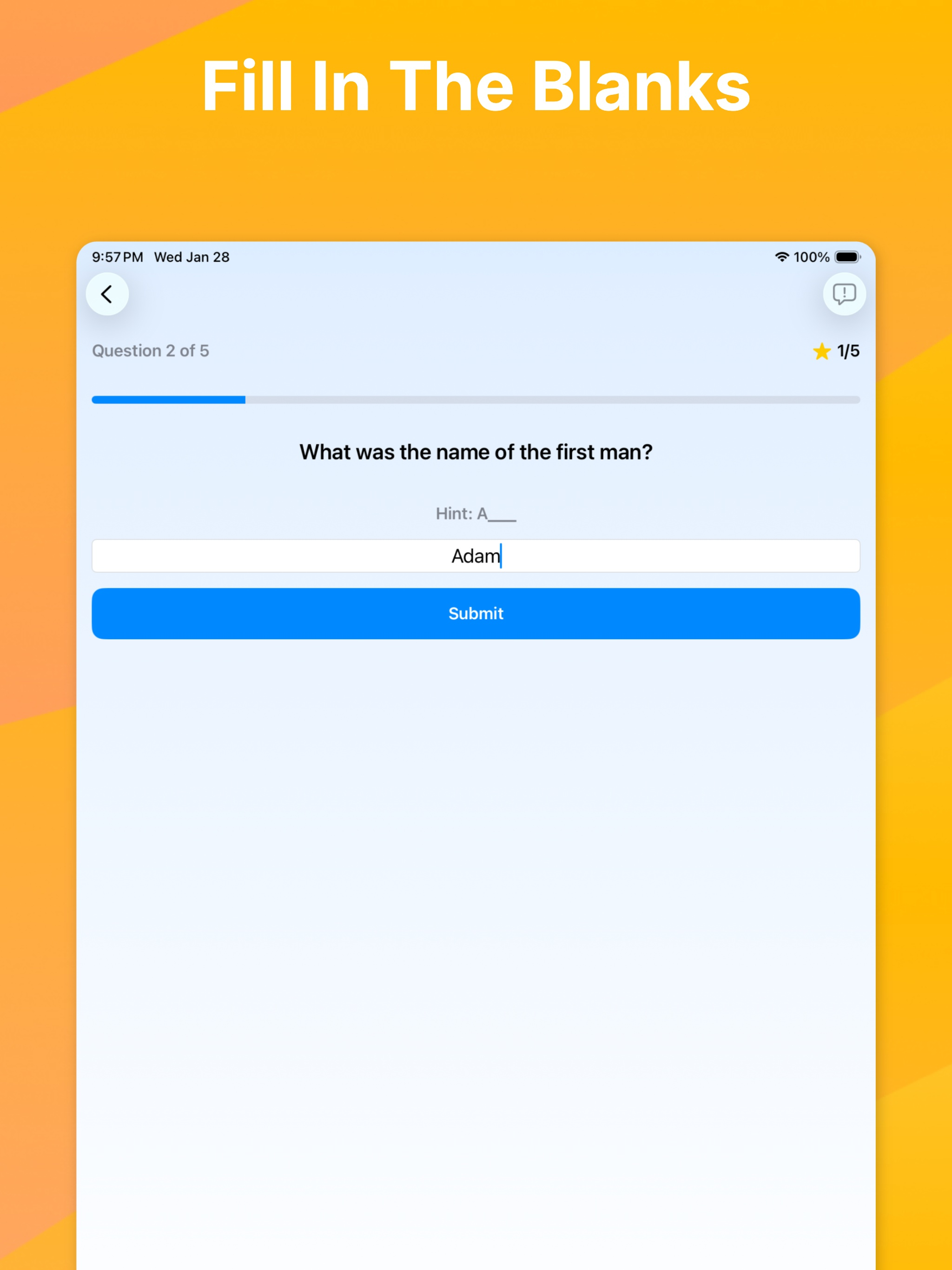 Bible Trivia For Kids screenshot 15