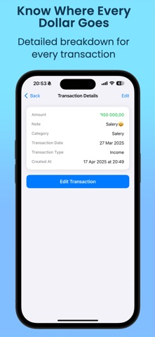 PocketFlow - Budget Tracker Screenshot 3 of 5