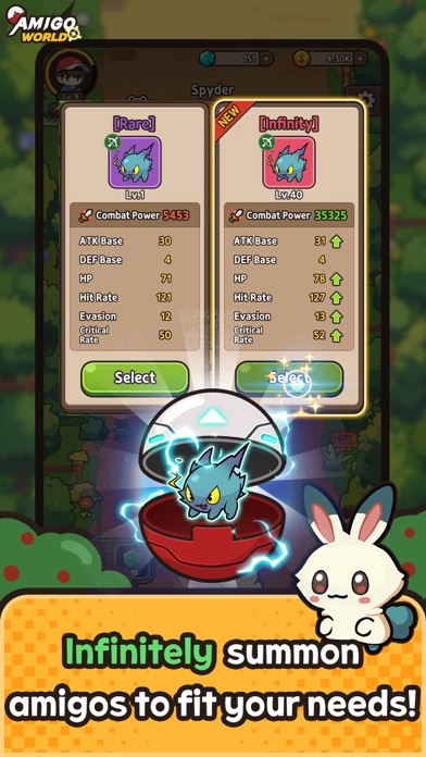 Amigo World: Monster Idle RPG Hack screenshot 2 - game app interface