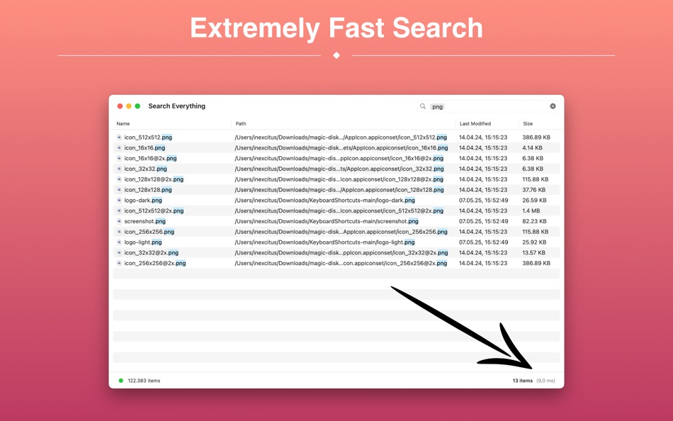 #1. Search Everything (macOS) 게시자: Sascha Simon