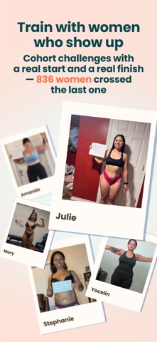 Raize: fitness & workout plans iPhone screenshot