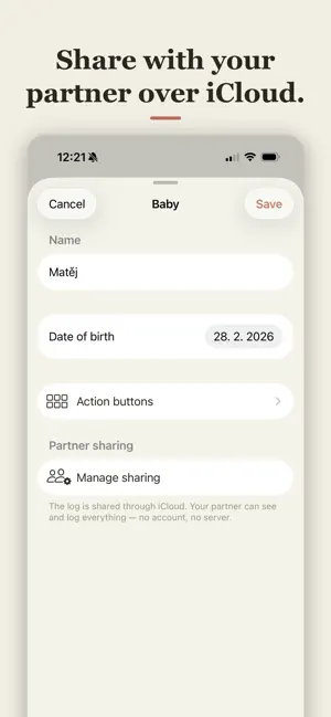 MimiTracker Baby & Sleep Log screenshot 2