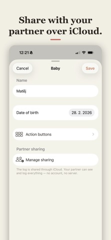 MimiTracker Baby & Sleep Log screenshot