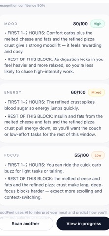 FoodFeel A.I screenshot