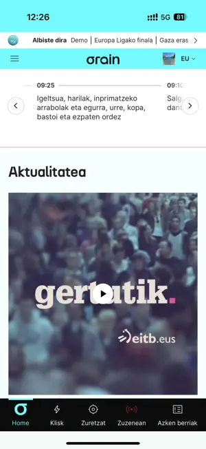 Orain EITB screenshot 3