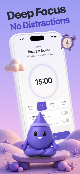 FocusDrop: ADHD Focus Timer Screenshot 3 of 6