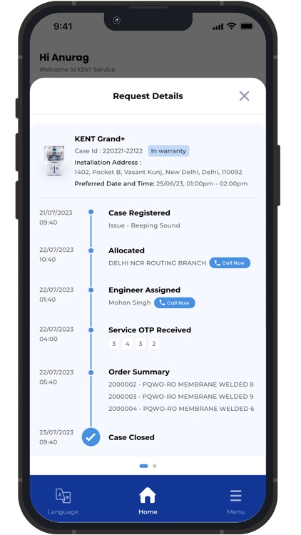 Kent Service App