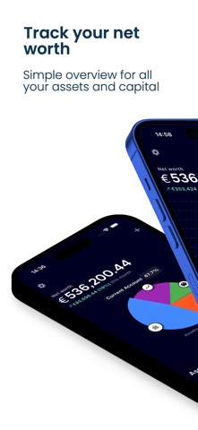Net Worth Tracker - AssetView iPhone screenshot