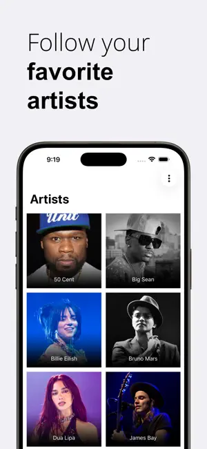 ArtistShot - Albums & Concerts screenshot 2