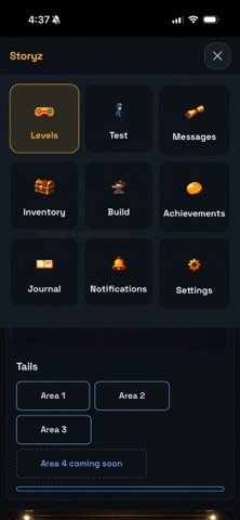 Storyz Games iPhone screenshot