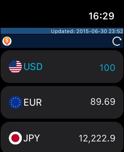 Apple Watch screenshot