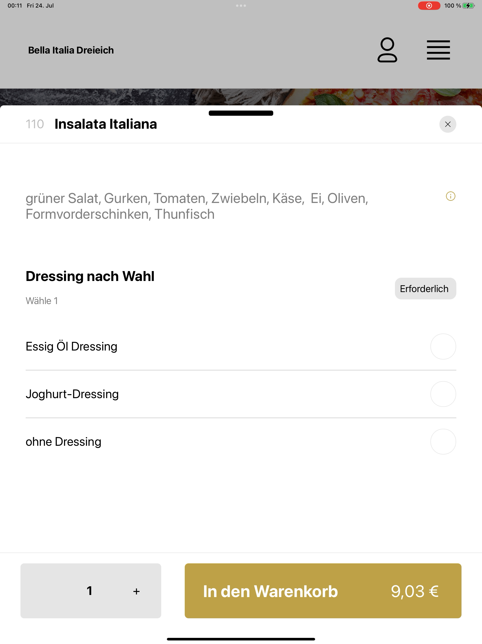 Bella Italia Dreieich screenshot 11