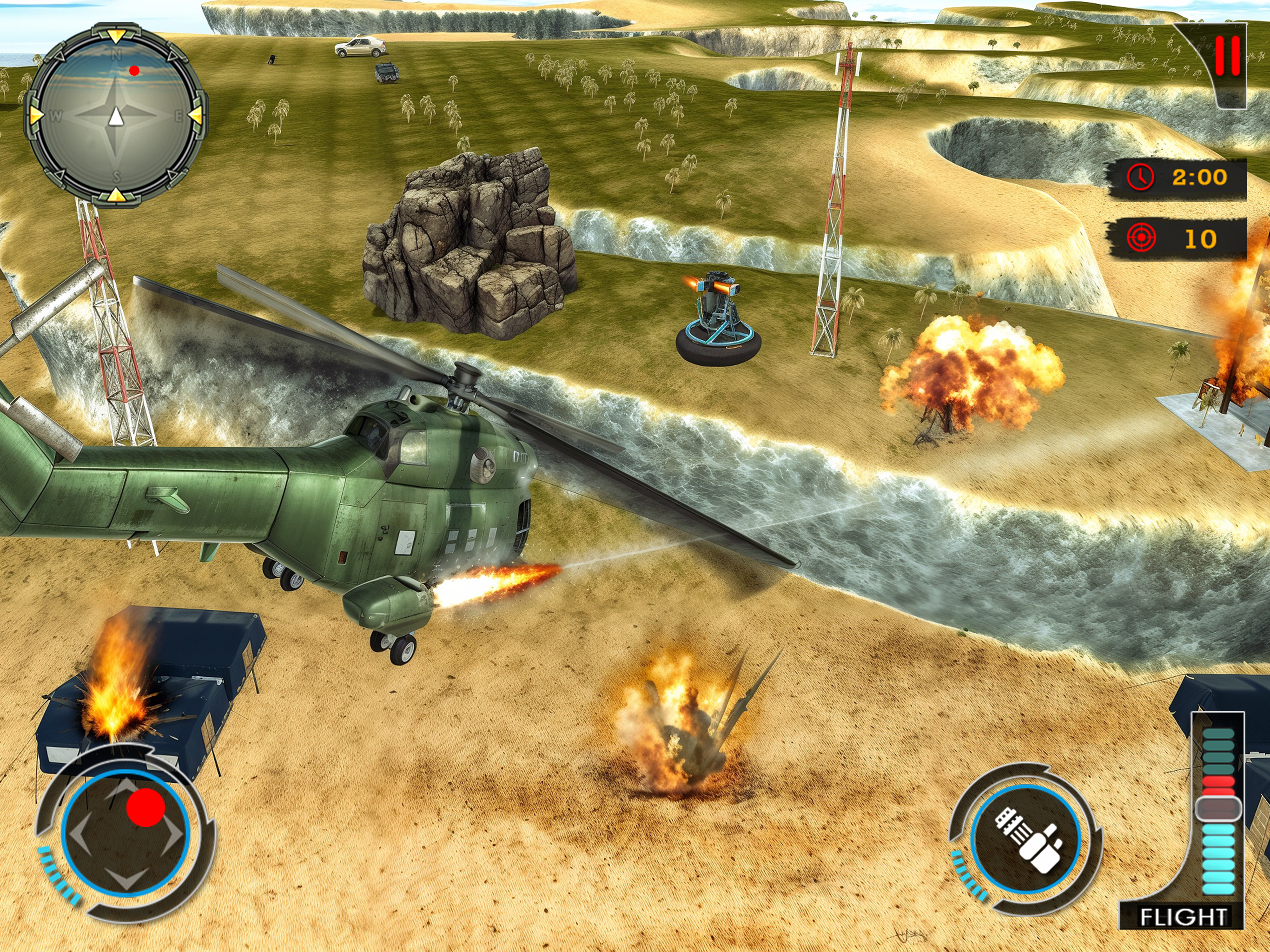 Gunship Robot Helicopter Fight screenshot 10