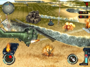 Gunship Robot Helicopter Fight iPad screenshot