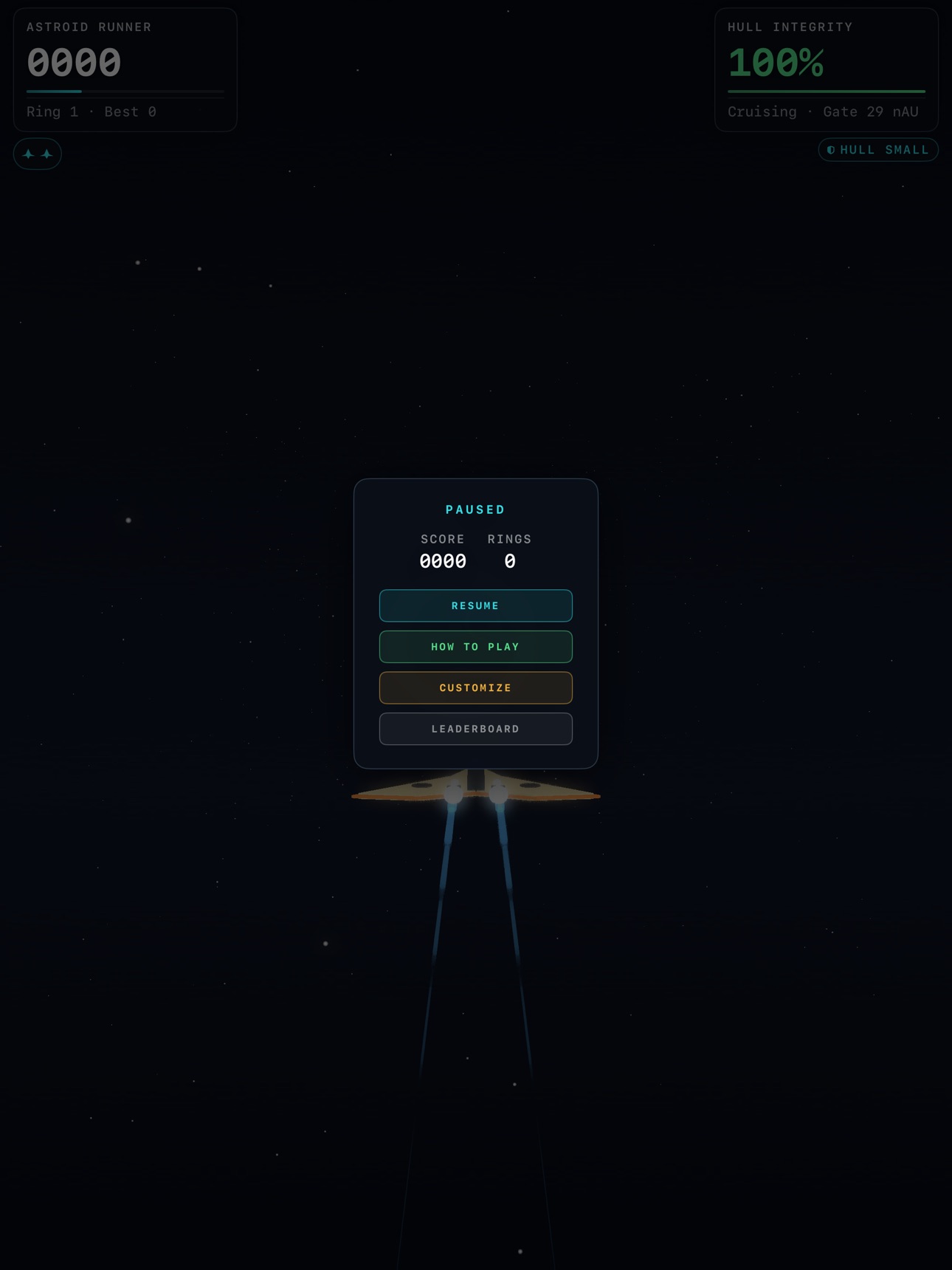 Screenshot 10 of Astroid Runner: Freight Alpha