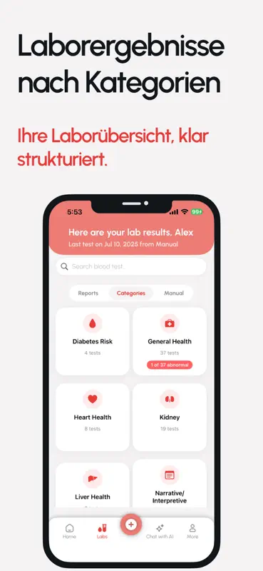 Bluttest-Ergebnisse VitalDots screenshot 8 of 10